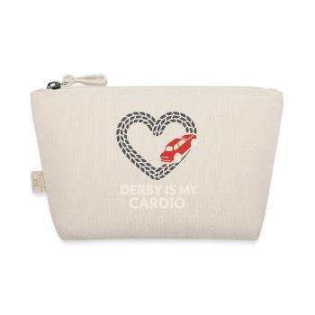 Demolition Derby Fan Pit Crew Crash Driver Fair - Organic Pouch - nature - Front
