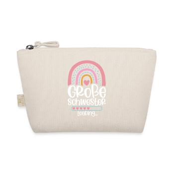 Big Sister Announcement Announcement Rainbow - Organic Pouch - nature - Front