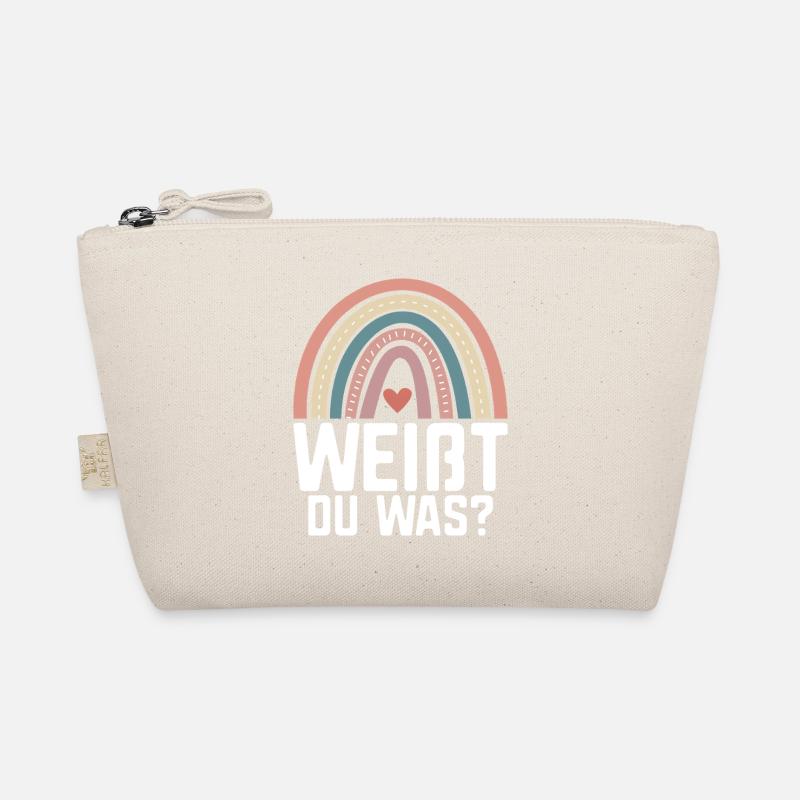 Große Schwester Verkündung Ankündigung Regenbogen Bio-Täschchen