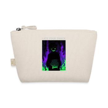 Vaporwave Phonk Anime Horror Snack Creepy Grin - Organic Pouch - nature - Front
