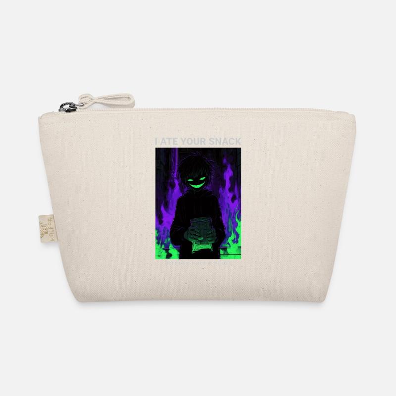 Vaporwave Phonk Anime Horror Snack Creepy Grin Organic Pouch