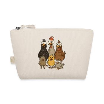 Poulets et poussins qui rient - Trousse biologique - nature - Devant