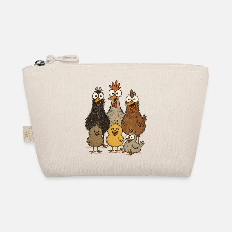 Laughing chickens and chicks Organic Pouch