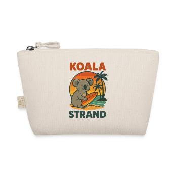 Koala Surfing Sunday Holiday Beach Holiday Retro - Organic Pouch - nature - Front