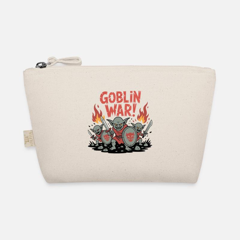 War Battle Illustration Organic Pouch
