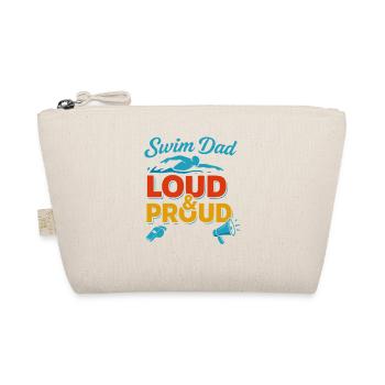 Swim Dad Laut und stolz - Bio-Täschchen - Natur - Vorne