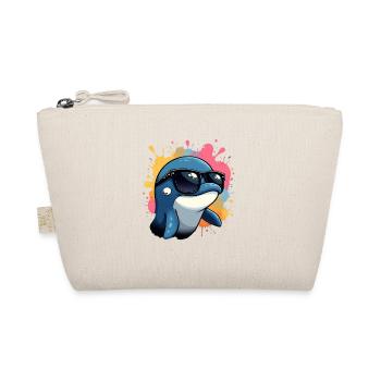 Dauphin cool avec des lunettes de soleil - Trousse biologique - nature - Devant