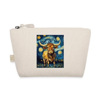 Vache Vaches Taureau Style Van Gogh Étoilé - Trousse biologique - nature - Devant
