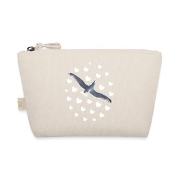 Seagull in flight be free like a bird - Organic Pouch - nature - Front