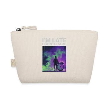 Im Late I Don't Care Phonk Dark Aesthetic - Organic Pouch - nature - Front