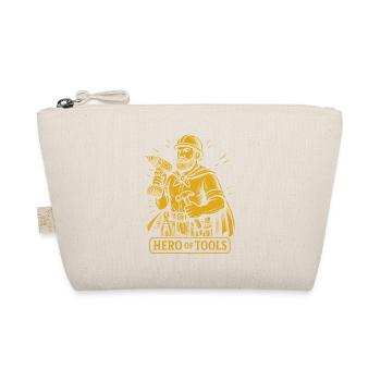 Hero of the Tools Mechanic Garage Funny - Organic Pouch - nature - Front