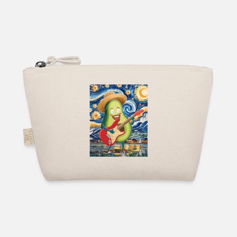 Avocado Musiker im Impressionstil Bio-Täschchen