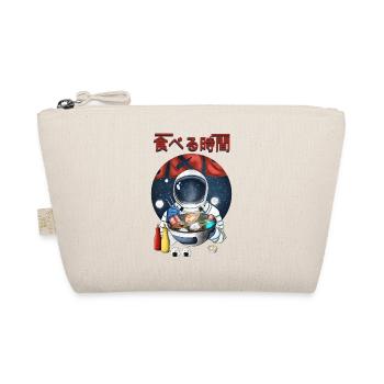 Astronaut Eating Ramen Nightscape - Organic Pouch - nature - Front