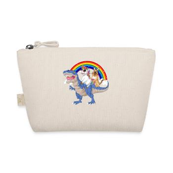 German Shepherd Unicorn Adventure - Organic Pouch - nature - Front