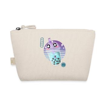 Kawaii Bubble Tea Illustration - Organic Pouch - nature - Front
