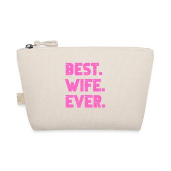 Meilleure épouse jamais mariée couple femme cadeau - Trousse biologique - nature - Devant