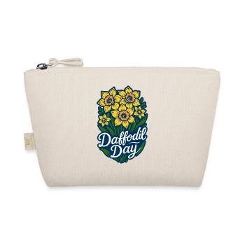 Daffodil Day - Cancer Awareness Tag - Organic Pouch - nature - Front