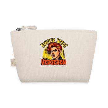 Malle HANDS OFF FORGIVEN Funny - Organic Pouch - nature - Front