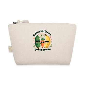 Save batteries Become environmentally friendly Cheeky Fr - Organic Pouch - nature - Front