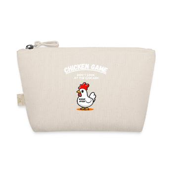 Funny Chicken Game Chicken Laugh Party Fun Gamer - Organic Pouch - nature - Front