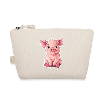Pig Piglet - Organic Pouch - nature - Front