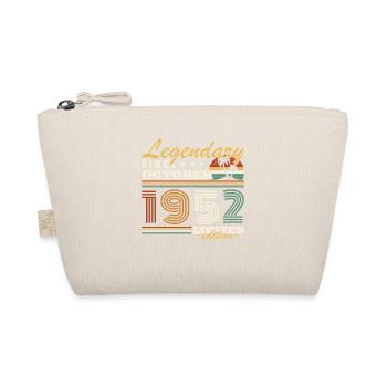 October 1952 Vinatge Retro Birthday Gift - Organic Pouch - nature - Front