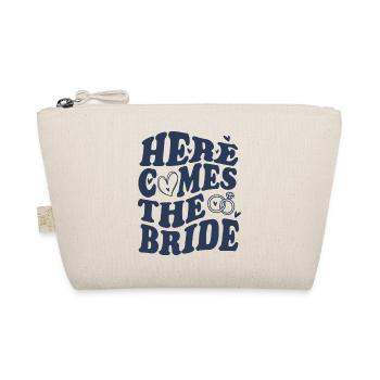 Here Comes the Bride – Hochzeit - Bio-Täschchen - Natur - Vorne