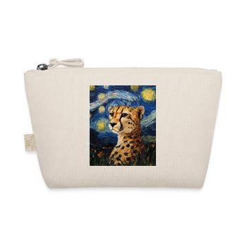 Guépard Léopard Style Van Gogh Étoilé - Trousse biologique - nature - Devant