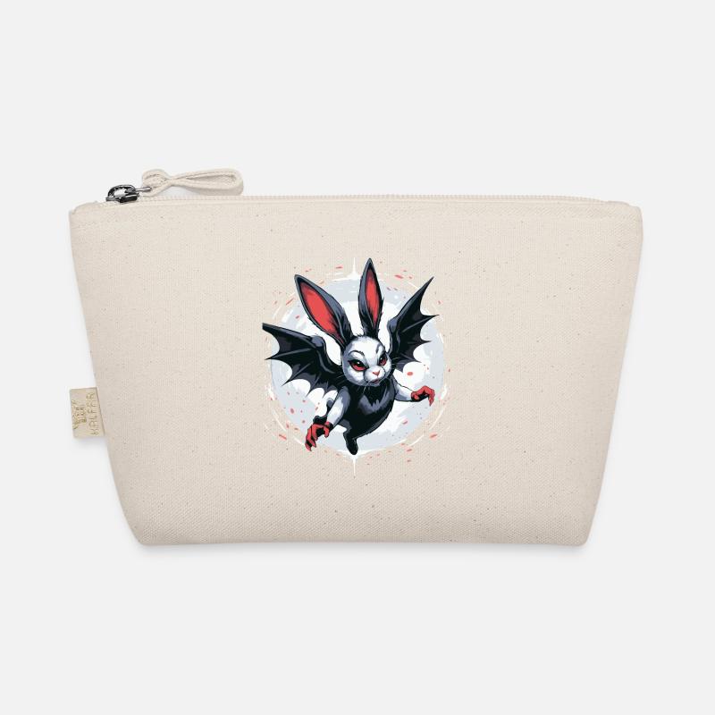 Dark Bunny Vampire Crest Vampire Vampire Organic Pouch
