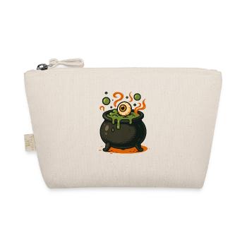 Spooky Witches' Cauldron Illustration - Organic Pouch - nature - Front