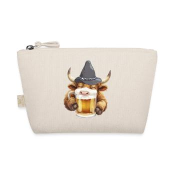 Volksfest Bulle with Beer Glass Beer Festival Beer Tent - Organic Pouch - nature - Front