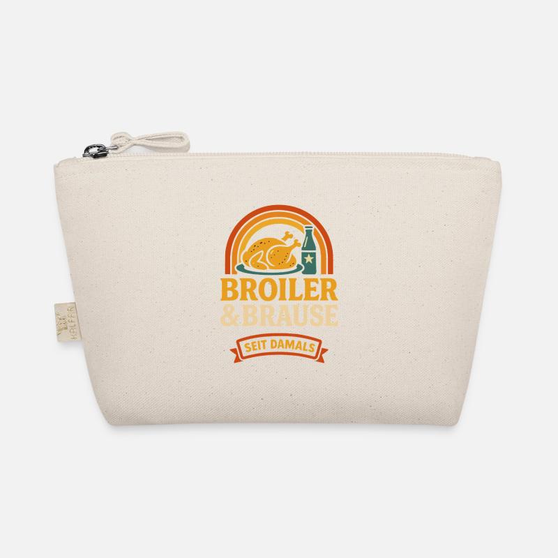 Broiler & Brause – Retro Ostalgie seit damals - Bio-Täschchen - Natur