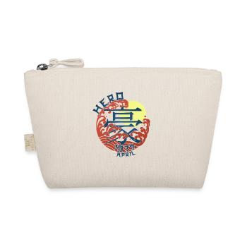 Japan Hero since April 1975 Birthday Gift - Organic Pouch - nature - Front