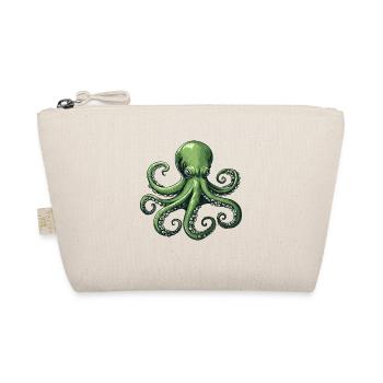 Underwater Octopus Illustration - Organic Pouch - nature - Front