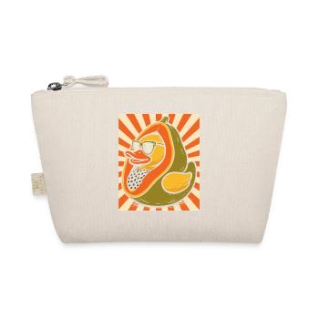 Humorous papaya duck character - Organic Pouch - nature - Front