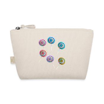 Rétro Sucette Sucettes Bonbons Années 60 - Trousse biologique - nature - Devant