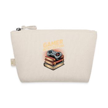 Gamer Intellectual Controller Book Stack - Organic Pouch - nature - Front