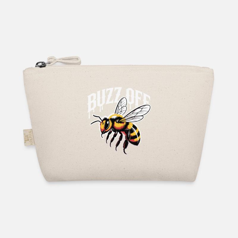 Bee Buzz Off Illustration Organic Pouch