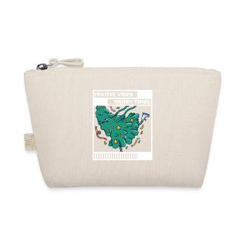 Festive Vibes Merry Times Cadeau Ambiance et Joie - Trousse biologique - nature - Devant