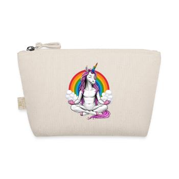 Unicorn Yoga Meditation - Organic Pouch - nature - Front