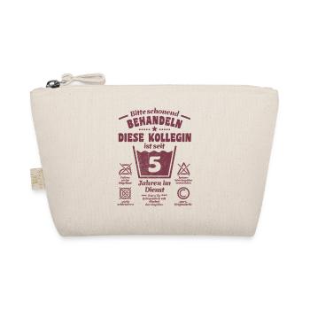 5 years of service - Treat gently - Colleague - Organic Pouch - nature - Front