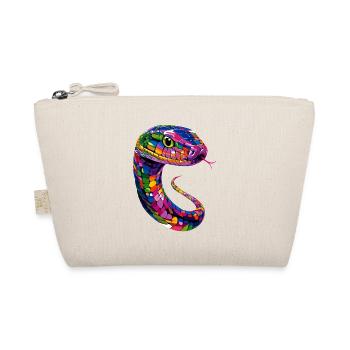 Schlange Python Kobra Klapperschlange Schlangen - Bio-Täschchen - Natur - Vorne