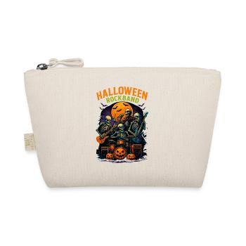 Halloween Rockband Skulls - Bio-Täschchen - Natur - Vorne