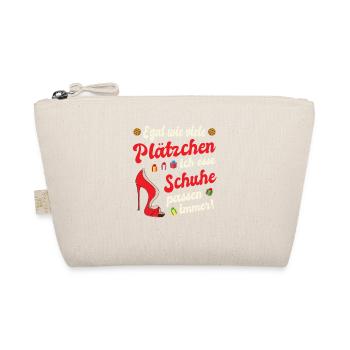 Weihnachtsgeschenk Frauen Plätzchen Lustig Idee - Bio-Täschchen - Natur - Vorne