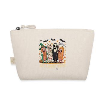 Spooky Hot Dog Halloween Design Saucisses viennoises - Trousse biologique - nature - Devant