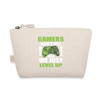 Gamer Level Up Motivational Design - Organic Pouch - nature - Front