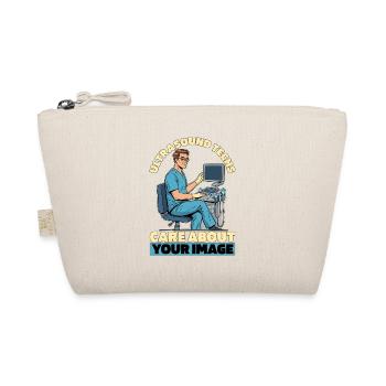 Sonographer Ultrasound Techs Care About Sonography - Organic Pouch - nature - Front