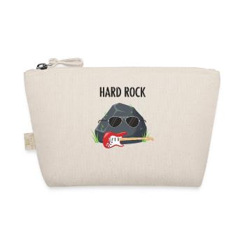 Hard Rock Guitar Rocker Design - Organic Pouch - nature - Front