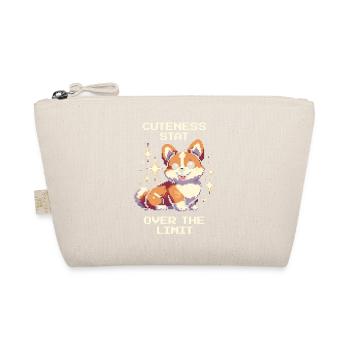 Cuteness Value: Over the Limit | Corgi Humor - Organic Pouch - nature - Front