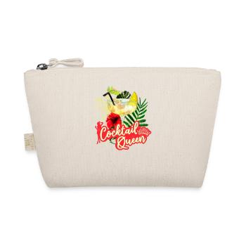 Cocktail Queen Vintage Bachelorette Party - Organic Pouch - nature - Front